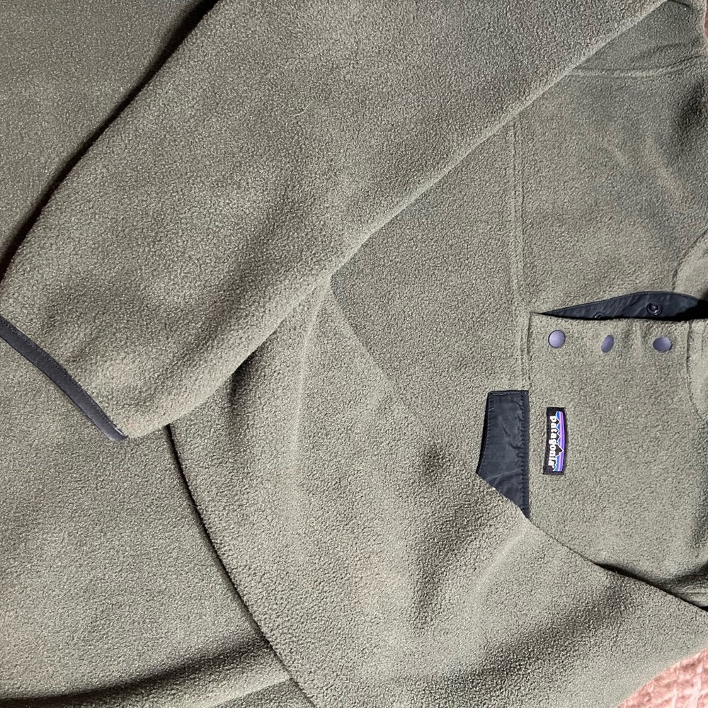 Patagonia Synchilla Olive Pullover